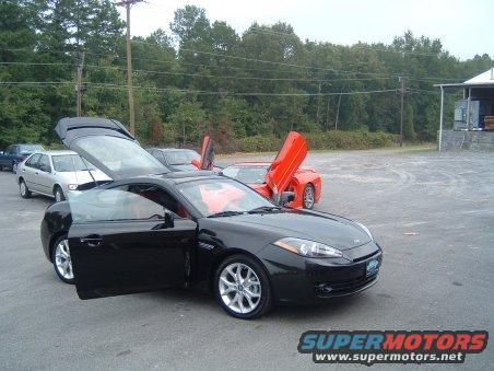 dscf0002resize2.jpg August 2007. My sister got her brand new 2007 Hyundai Tiburon. The car she has wanted for years...