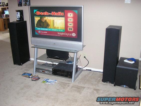 TV, surround sound