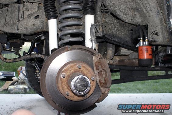 mm-hubs.jpg The stock location sucks 
It has been three years of wheel'in zero damage to the oil filter!