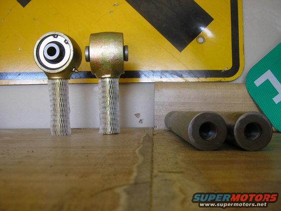 Radius arm joints and extentions.