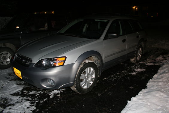 2005 Subaru Outback.
0 days old. (just purchased)