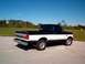 1995 Ford F-150 - This two-tone 1995 Ford F-150 pickup truck is shown from the rear three-quarter angle.