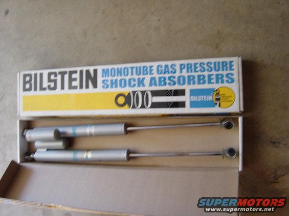 Bilstein monotube gas pressure shock absorbers in a box