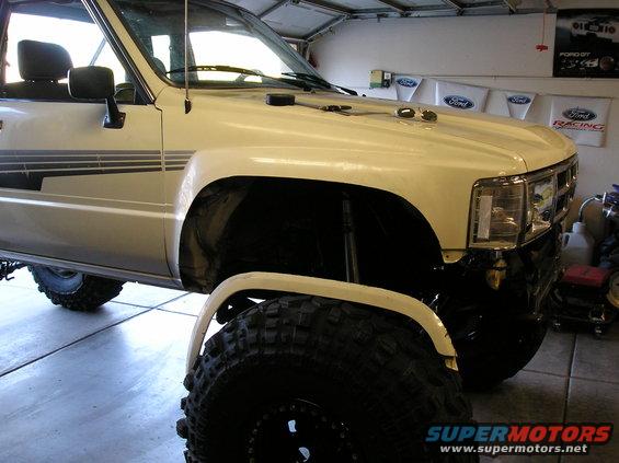 2" less fender now