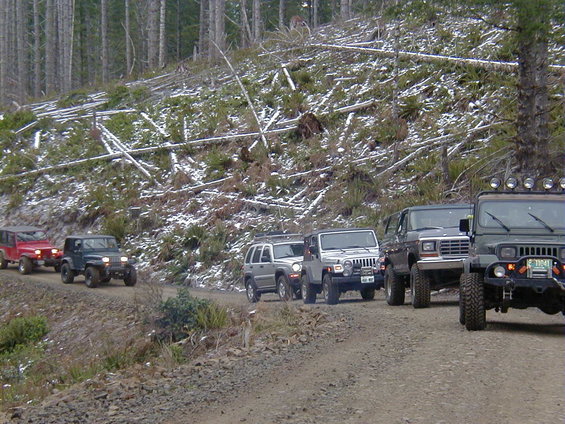 Drivers..Rio, Sven, JAJ who was also 1 of 4 to go up the waterfall, Roccet, Larry, & John.