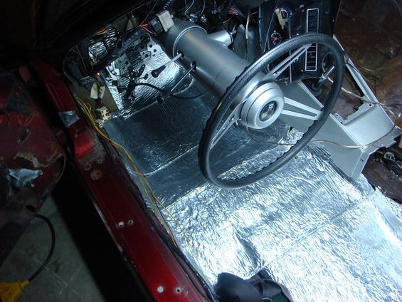 Making progress on sound deadener...