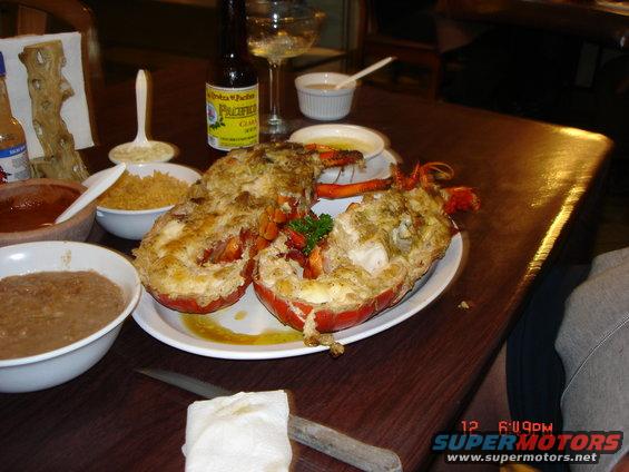 Lobster at Mama's El Rosario