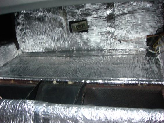 Fuzzy pic of the rear storage area