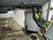 1986 Toyota Hilux - Close-up view of a vehicle's interior firewall showing modifications and wiring harnesses.