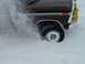 1979 Ford Bronco - A 1978 Ford Bronco navigates through a snowy landscape, its tires churning up a significant amount of snow.