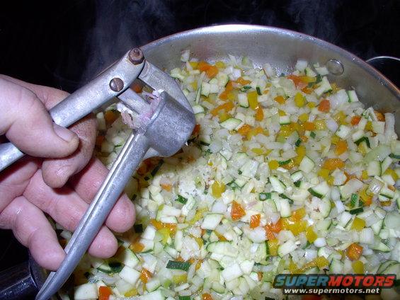 Now is the time for the garlic.