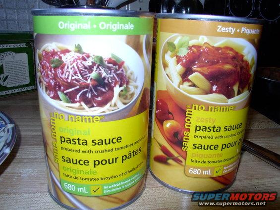img_0208.jpg I added no oil, no salt, no sugar, know why ? Because whoever's pasta sauce you buy has PLENTY of salt, sugar and spices already them. Why this brand ? Because it was 59 cents a can and because it's just a base. Everything else you've added makes it your own.