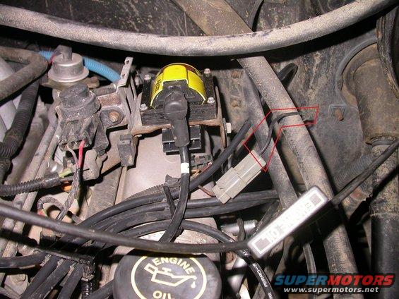 What is the loose wire circled in RED?
