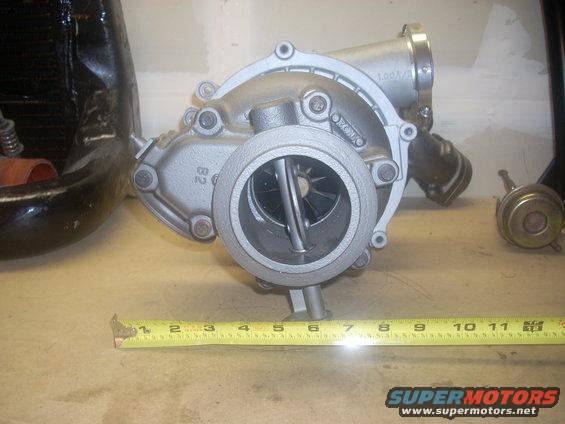 Turbocharger assembly with wastegate and measuring tape