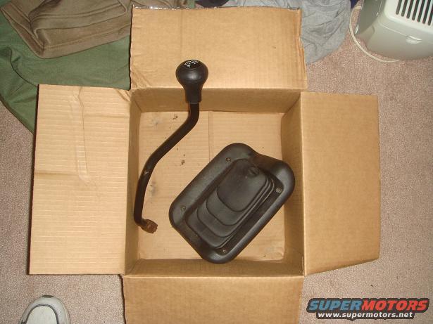 Got my shifter handle, and boot.