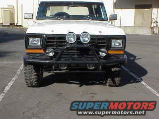 bumper with lights no winch yet