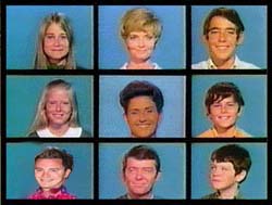 Grid of nine portraits