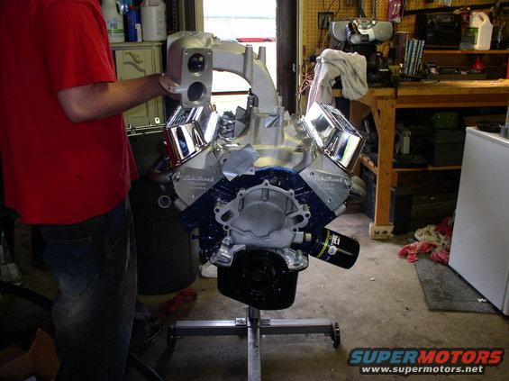p10635.jpg The engine was completely rebuilt bored .030 over and fit with an Eagle 408 stroker rotating assy.