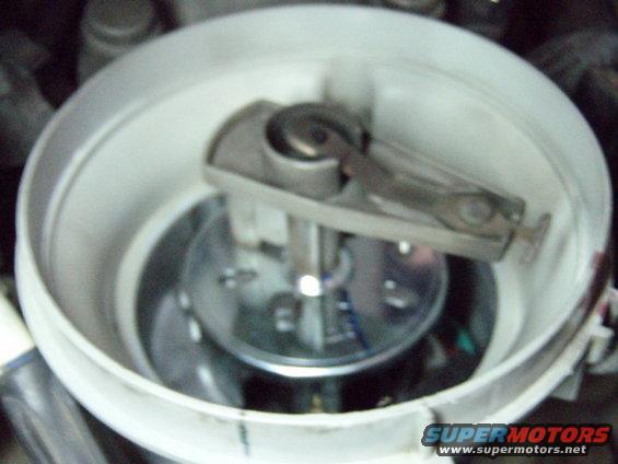 pc183662.jpg New distributor, mounted and on time, guiding me by the mark of the position of the rotor