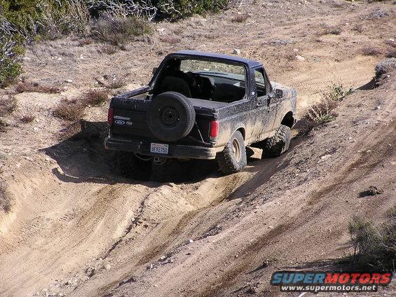 Canuckinabronco Flexing Big time in Rutted hill climb
 :thumbsup
