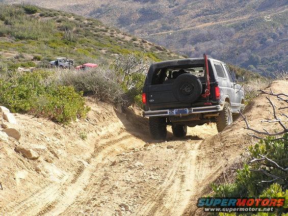 down hill