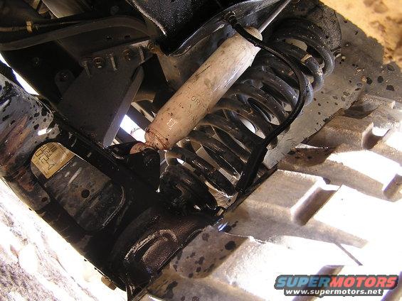 Breakage picture! j/k it just leaked Tranny fluid down hill from not having the dipstick in all the way