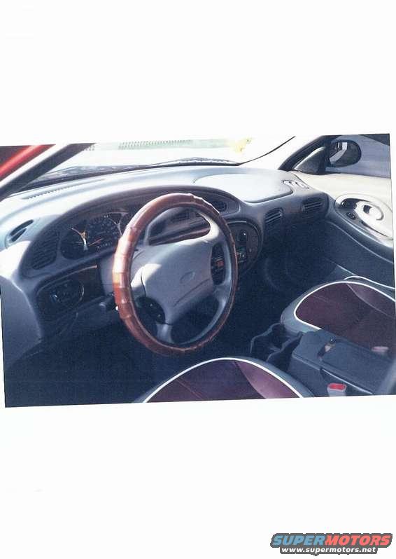 picture_010.jpg dash with sable gray gauge surround, chrome gauge overlay, sable wood grain pieces
