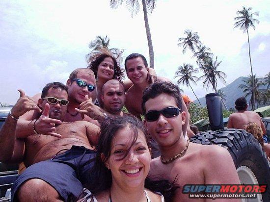 Some friends at the cuyagua beach