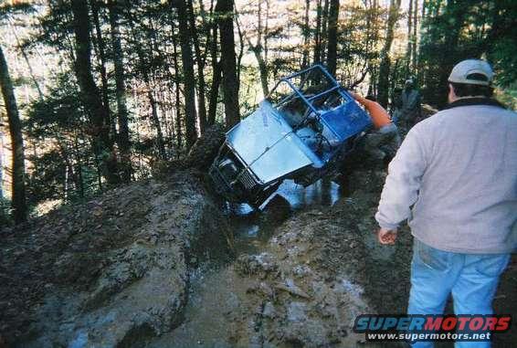 Scott Schlapmans EROCC rig in the mud hole approaching Slick Rock