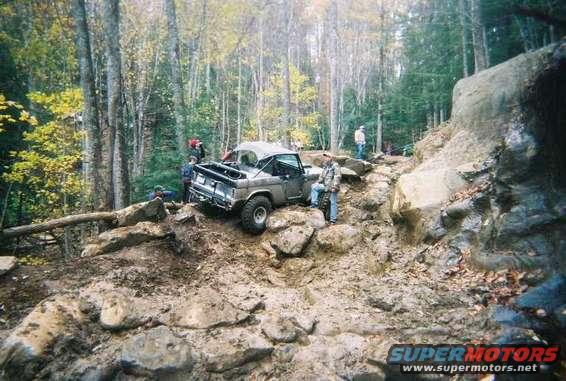 Allen on Lower 2 after the drive shaft gave up