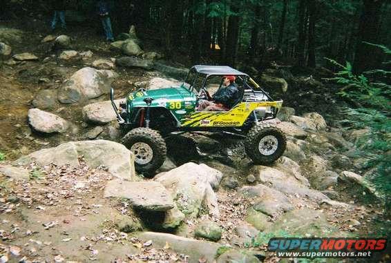 Ken Shupe's Rig approaching the Rock Garden