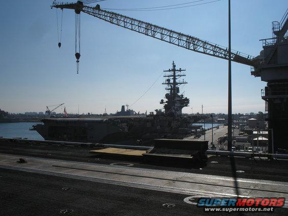 pc300024.jpg looking out at the Ronald Reagan from the Nimitz