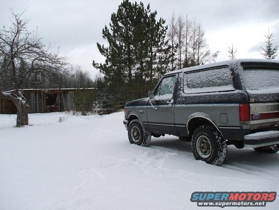 U.P. snowy bronco