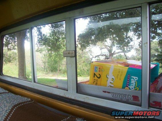sliding rear window
