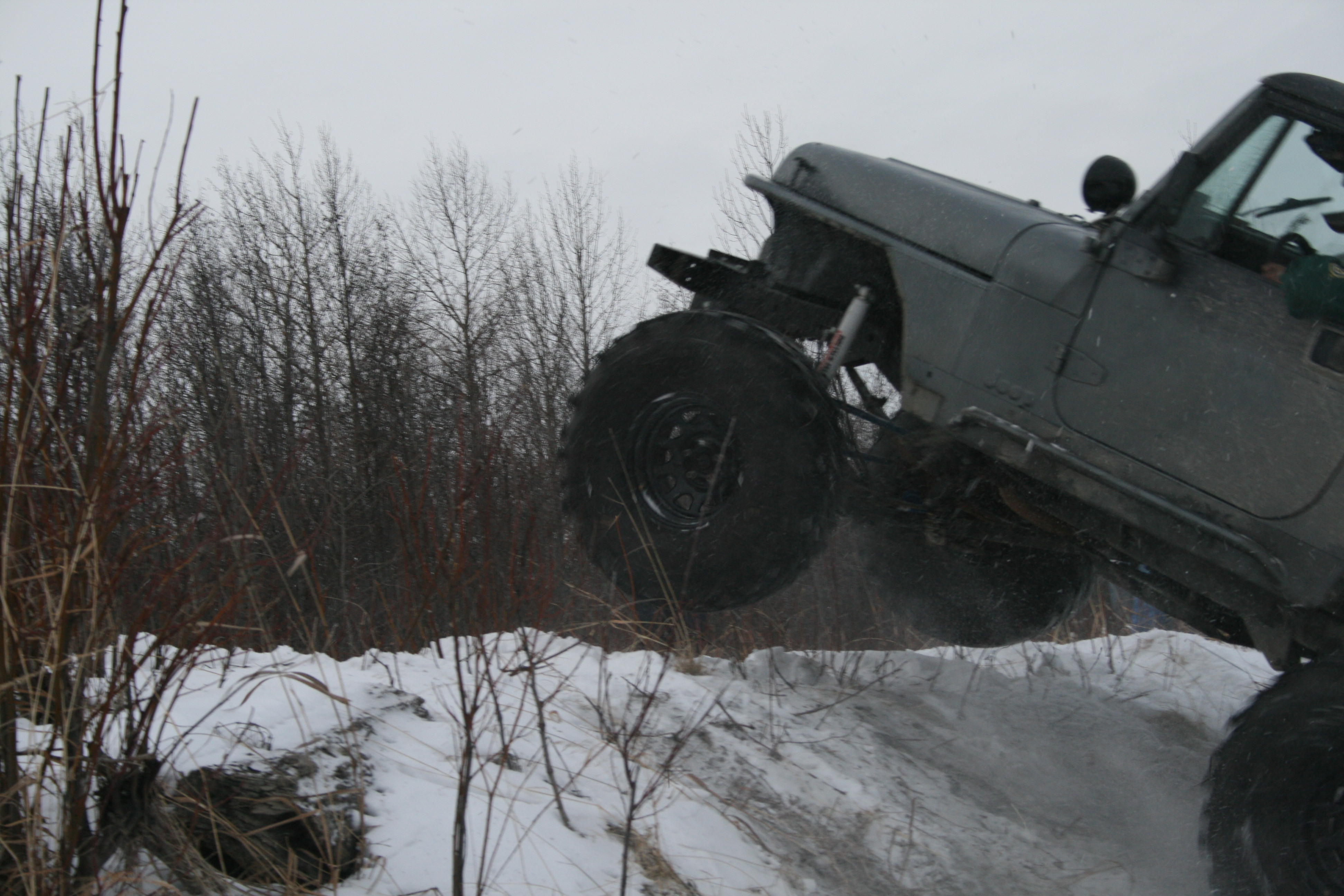 snow wheeling