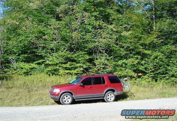 forest road near spruce knob, highest peak in West Virginia