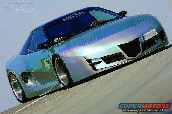 1994 Ford Probe with iridescent paint and custom body kit