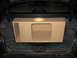 1992 Ford Crown Victoria - The trunk of a car contains a custom-built subwoofer enclosure.