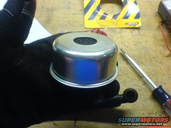 new generic "stant" oil cap from advance auto parts (came w/ grommetts for breather hole)