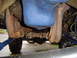 1978 Ford Bronco - Here you can see how the drivers side drops down inside of the driveline.