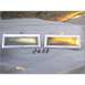 1972 Ford Ranchero - Two side marker lights, one clear and one amber, are shown with their mounting screws.