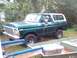 1979 Ford Bronco - This 1979 Ford Bronco is seen from the front-three-quarter angle, parked outdoors.
