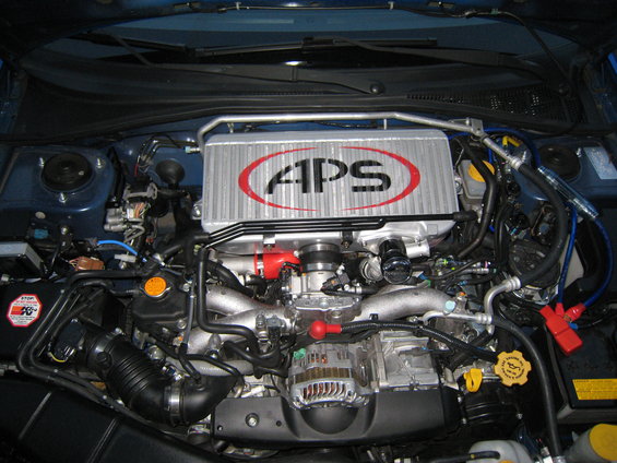 stage-3.jpg APS TMIC 
    -Cast Y-pipe
APS 3" Highflow cat
APS 3" Turbo Back Exhaust
Forced Performance TD05H-18G 
      -Ported wastegate
      - Coated Hotside
Cobb Accessport 18g/93 octane map
Cobb Heatshield
