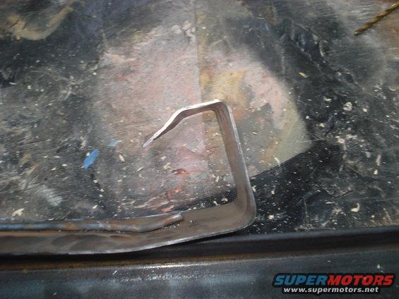 bent metal, .16" thick