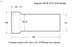 1991 Ford Bronco - Diagram shows a part with specific measurements and material details.