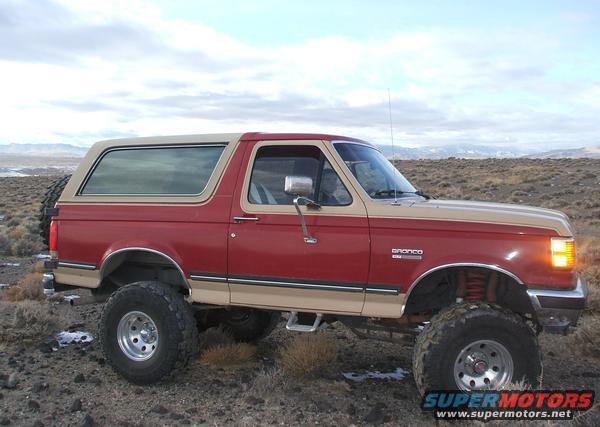 My Bronco in the Fernley, NV desert.