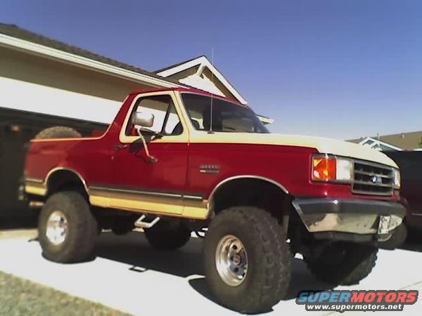 My Bronco with the top off.