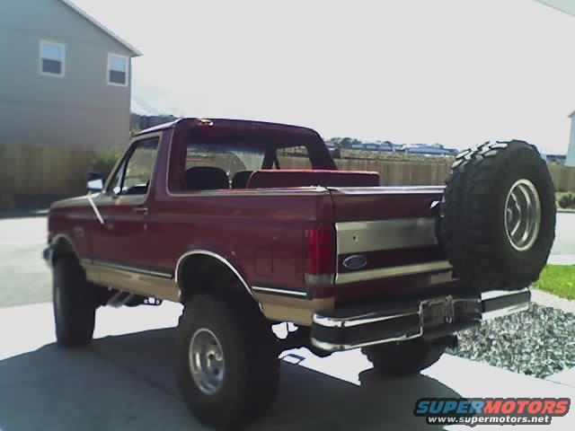 Top off from the rear. Back when I had the Super Swampers on it.