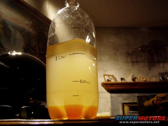 How my first batch of BioDiesel turned out...