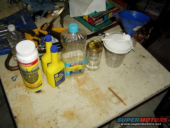 Setup of my first batch of BioDiesel